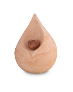 Biodegradable cremation ashes urn