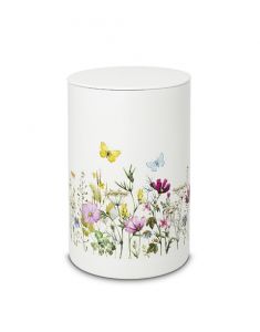 Ceramic cremation urn for ashes 'Butterflies'