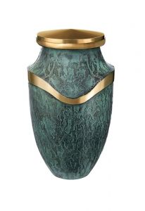 Bronze cremation urn grey