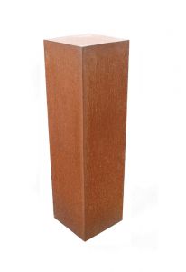 Corten steel pedestal (honed)