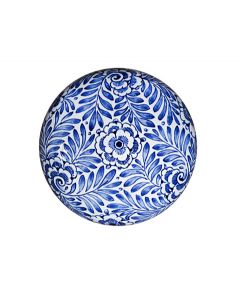 Delft Blue keepsake urn 'Rustic Flowers'