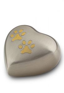 Pet cremation ashes urn heart