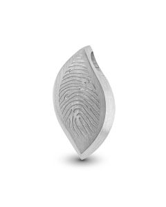 Fingerprint pendant with ashes holder