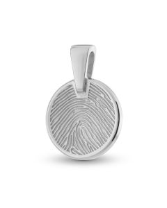 Fingerprint pendant 'Circle'