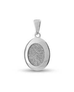 Fingerprint pendant 'Oval'
