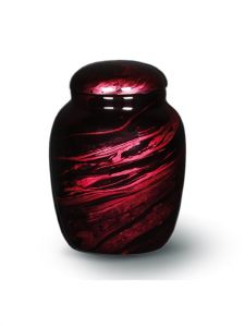 Fiberglass funeral urn 'Sparkling' pink