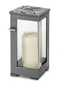 Modern grave lantern aluminium in several colors