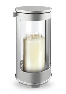 Stainless steel grave lantern in 2 dimensions