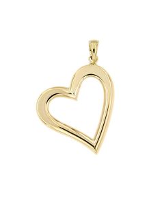 14 carat gold memorial pendant 'Heart'