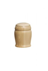 Wooden keepsake cremation urn