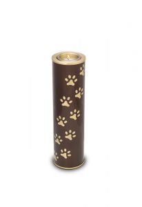 Pet cremation ashes urn candle