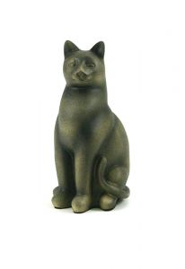 Sable colored cat urn