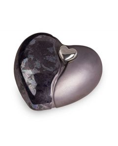 Ceramic keepsake 'Heart' with removable magnetic heart