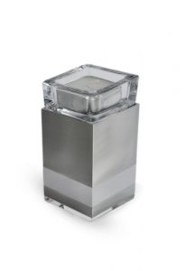 Keepsake urn with tealight holder