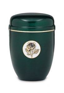 Green cremation ashes urn 'rose'