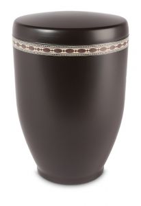 Metal cremation ashes urn funeral