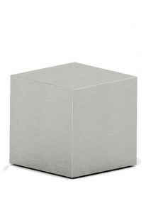 Stainless steel keepsake urn 'Cube'