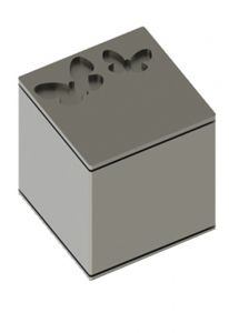 Stainless steel keepsake urn | Cremation ashes mini urn