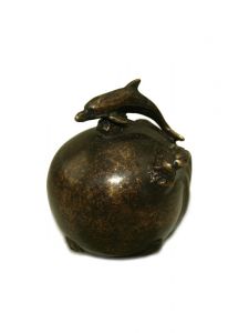 Keepsake urn with dolphin