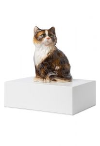 Pet cremation ashes urn 'Persian cat'