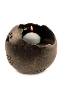 Candle holder pet urn 'The light of your soul'
