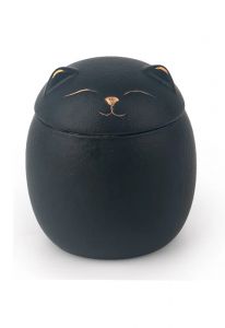 Cat urn for ashes black