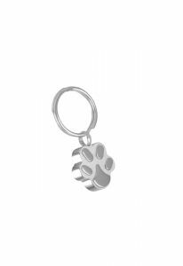 Keychain Cremation Ashes Urn Pendant 'Pawprint'