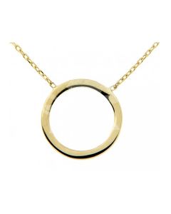 Symbol necklace 'Circle' 14ct yellow gold
