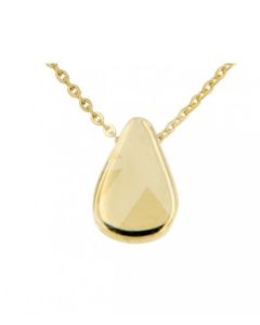 Symbol necklace 'Drop' 14ct yellow gold