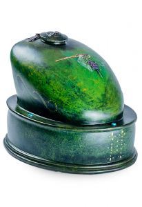 Handmade motorcycle gas tank urn for ashes 'Dragon fly'