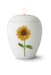 Candle holder mini urn 'Sunflower'