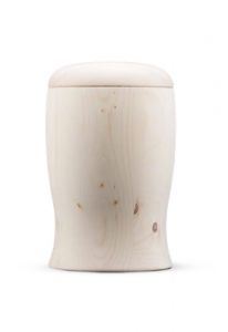 Wooden Urn for Ashes 'Cielo' natural spruce