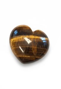 Comfort Precious Stone keepsake Heart urn - tigers eye