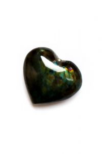 Comfort Precious Stone Heart keepsake urn labradorite