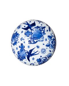 Delft Blue keepsake urn 'True Love'