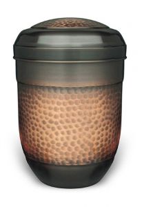 Copper Cremation Urn 'Honeycomb'