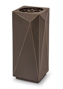 Modern grave vase bronze in several colors