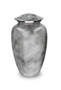 Cremation urn for ashes 'Elegance' grey nature stone look