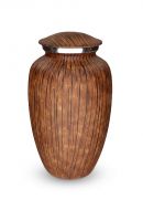 Brass funeral urn cremation ashes