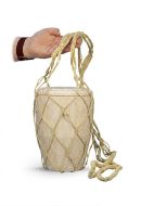 Lowering Net Made from Plant-Based Fibers for Biodegradable Urns