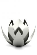 Stainless steel Lotus urn