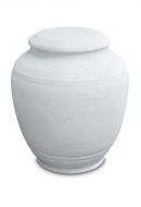 Porcelain cremation urn for ashes 'Classica' - Ice
