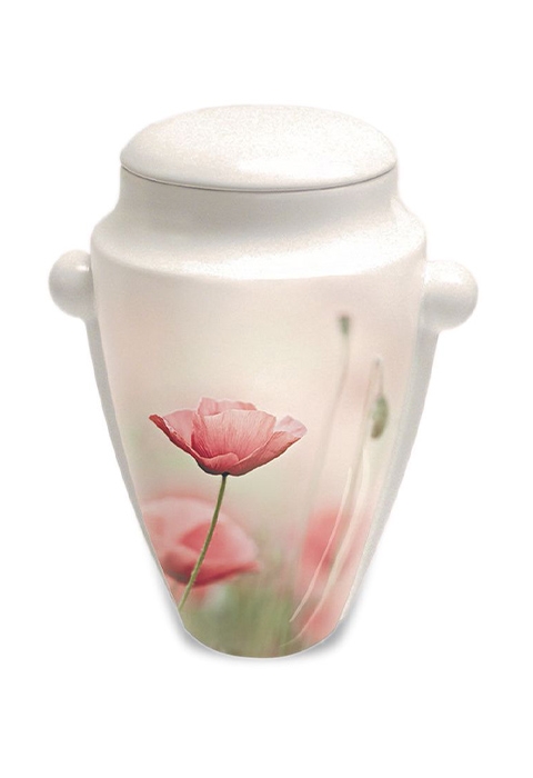 Cremation Urn 'Floral' made from high quality porcelain | Legendurn.com